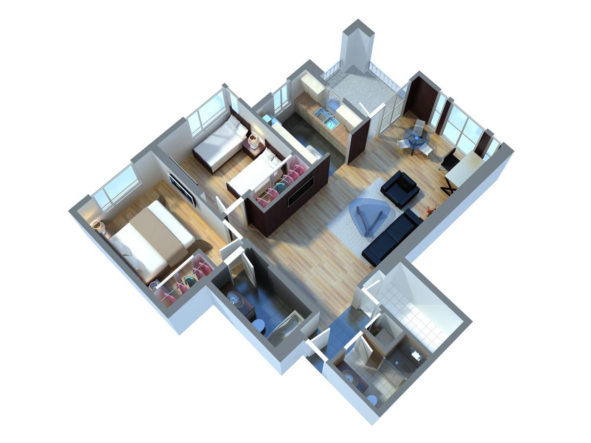 Carmana Hotel & Suites Vancouver Rom bilde